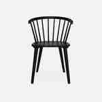 Pair of  Wood and Plywood Spindle Chairs, black, L53 x W47.5 x H76cm  Photo5