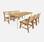 Table de jardin 200cm + 6 chaises de jardin  | sweeek
