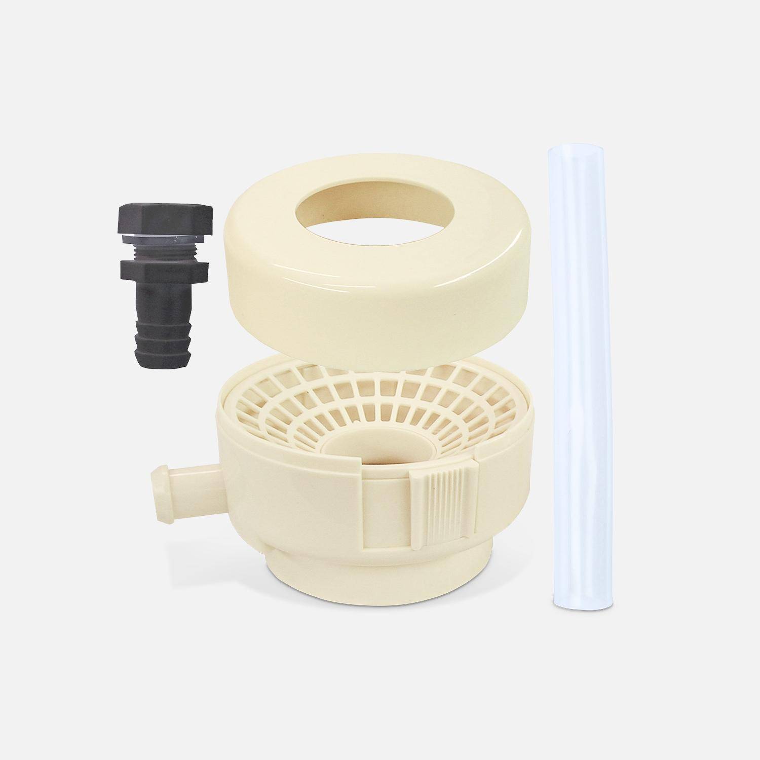 Kit de raccord chéneau beige récupérateur d'eau sweeek