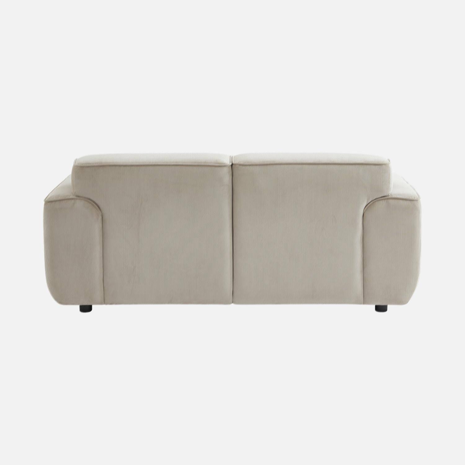 2-Sitzer Sofa mit Cordbezug, Wallas B 180 x T 98 x H 73 cm,sweeek,Photo6