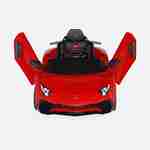 12V Elektroauto für Kinder Lamborghini, rot, 1 Sitzer, mit Autoradio, Fernbedienung, MP3, USB-Anschluss und funktionierenden Scheinwerfern Photo5