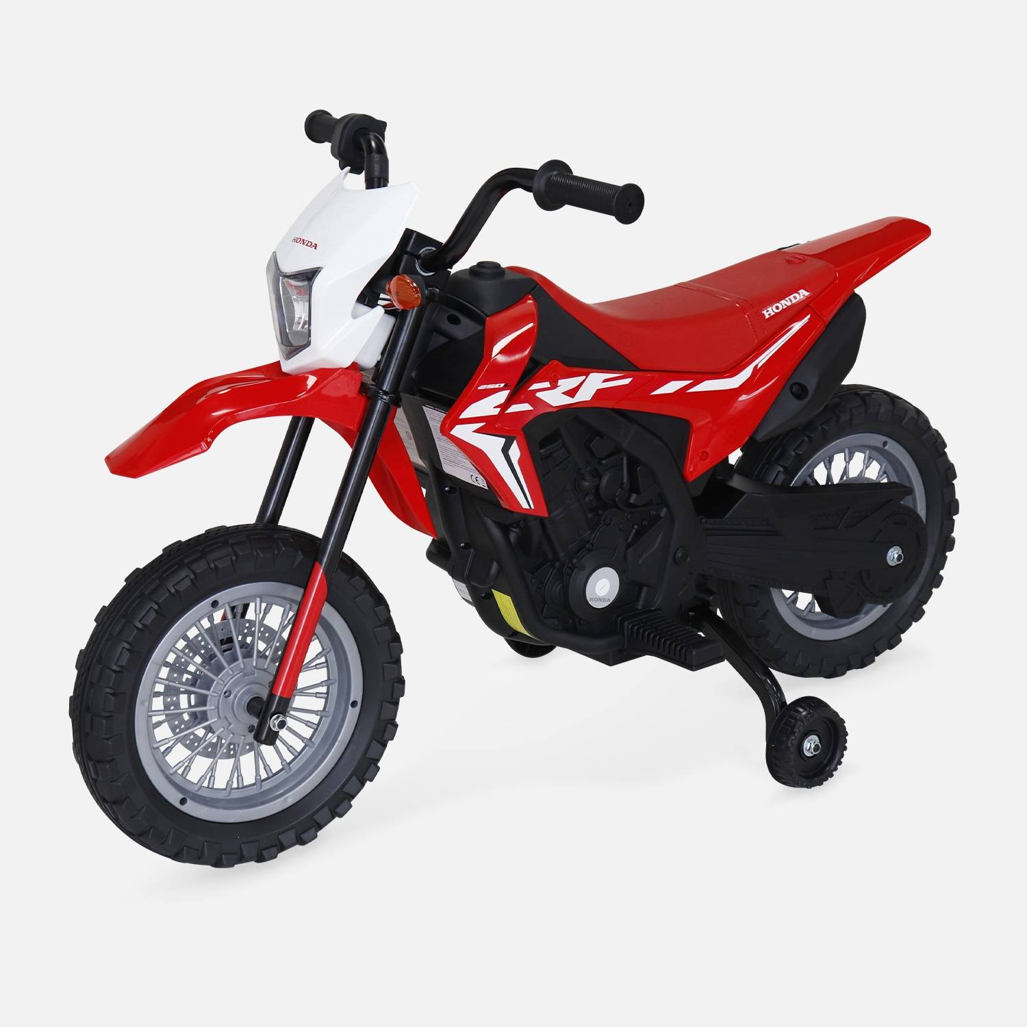 Moto électrique enfant Honda 6V, rouge, 1 place  | sweeek