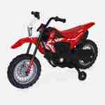 Moto électrique enfant Honda 6V, rouge, 1 place Photo3