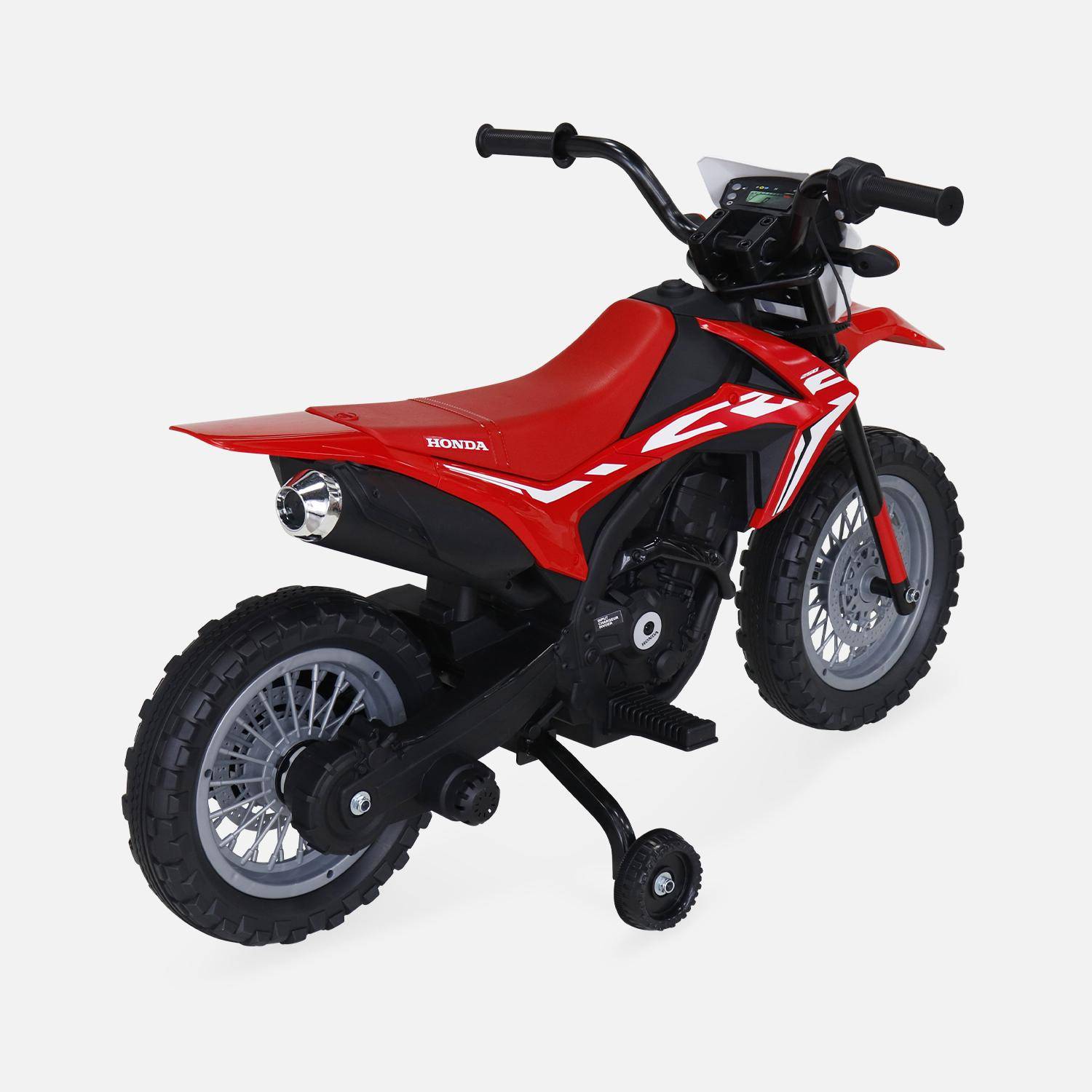 Moto électrique enfant Honda 6V, rouge, 1 place,sweeek,Photo4