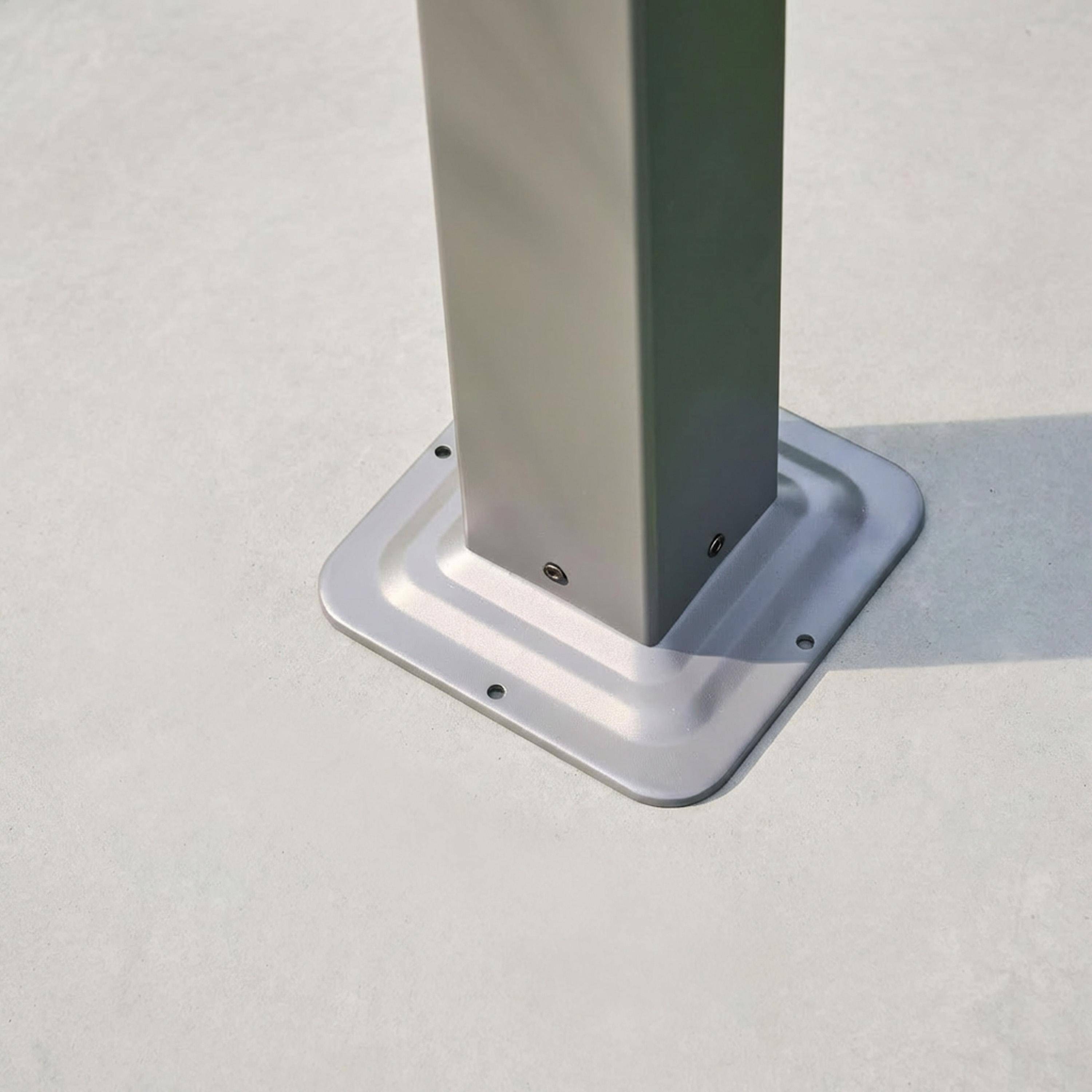 Pérgola bioclimática 3x4m de aluminio y acero con lamas orientables Antracita - 392x292x211 cm,sweeek,Photo5