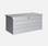 Coffre de jardin métal 385L gris aluminium | sweeek