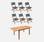 Conjunto de mobiliário de jardim em madeira Almeria, taupe, mesa retangular 120-180cm, 6 cadeiras em eucalipto FSC e textilene | sweeek