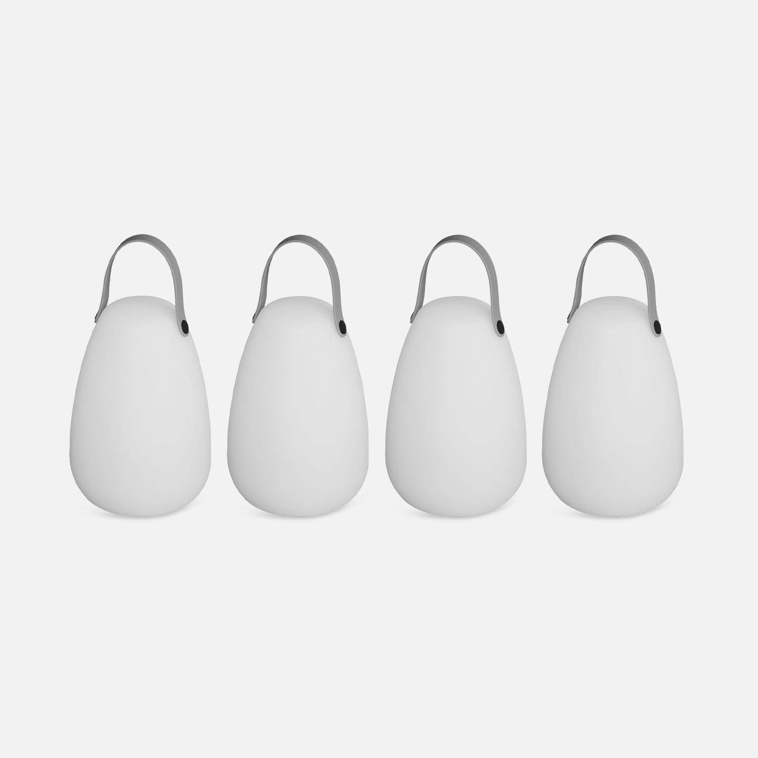 Lot de 4 lampes sans fil nomades Lucie  Photo2