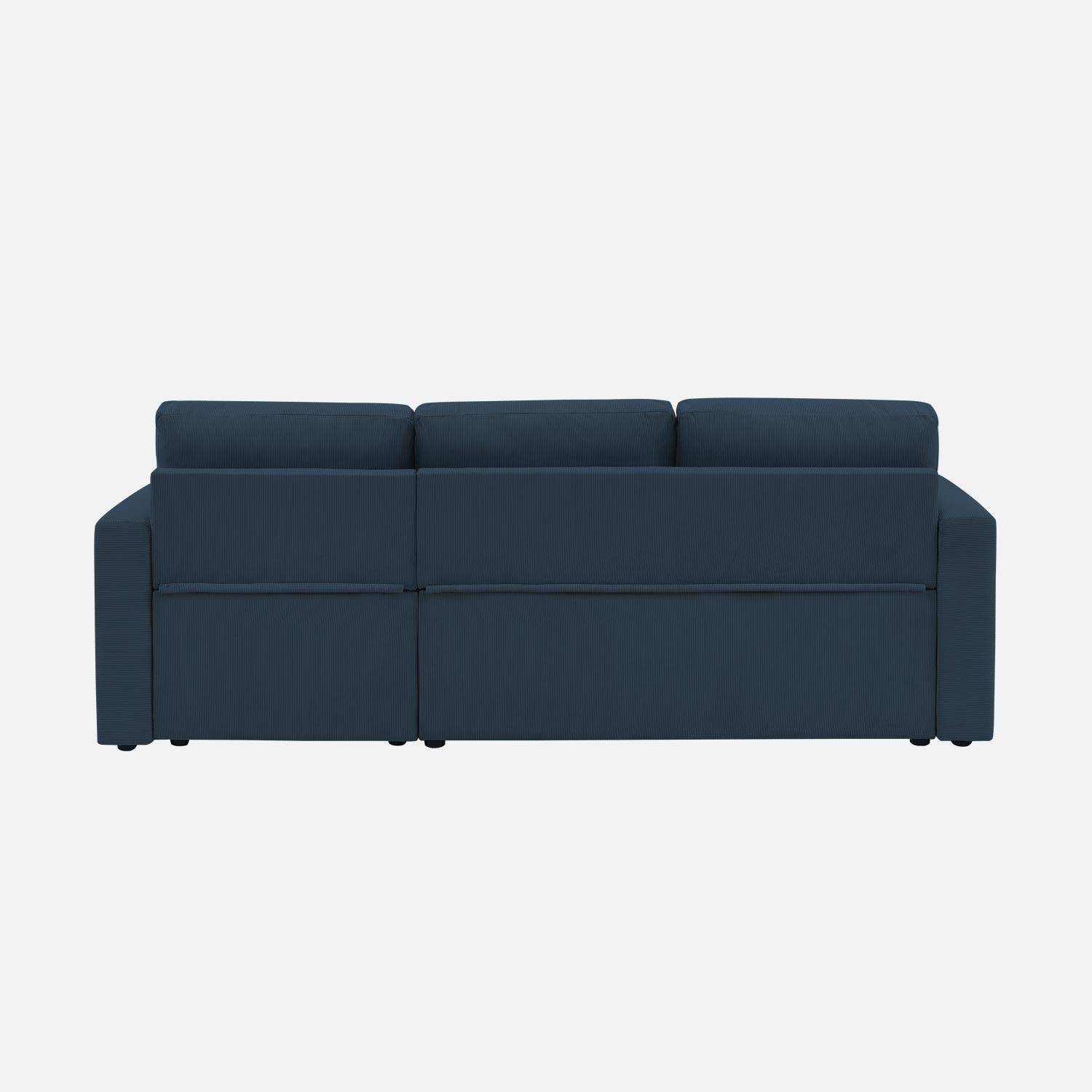 U-bank XL - Rib Smoky Black - - Zwarte U bank kopen