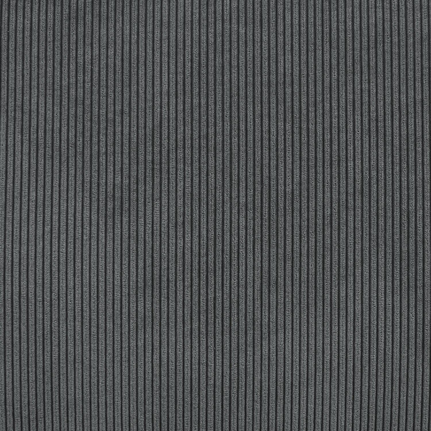 Ecksofa mit dunkelgrauem Cordbezug und Schlaffunktion - IDA - 3-Sitzer, beidseitig verwendbare Recamiere, Bettkasten,sweeek,Photo7