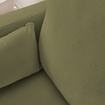 Sofa 3-Sitzer Cord khaki - Bjorn - Fixes Sofa, gerade, Metallfüße  Photo3