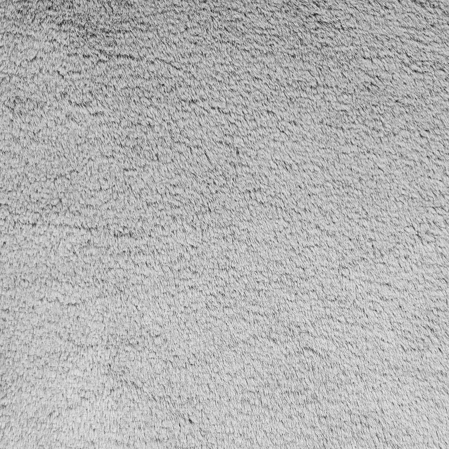 2 Kissen aus Langhaarwebpelz, hellgrau, mit Füllung 40x40 cm - LAPONIE,sweeek,Photo2