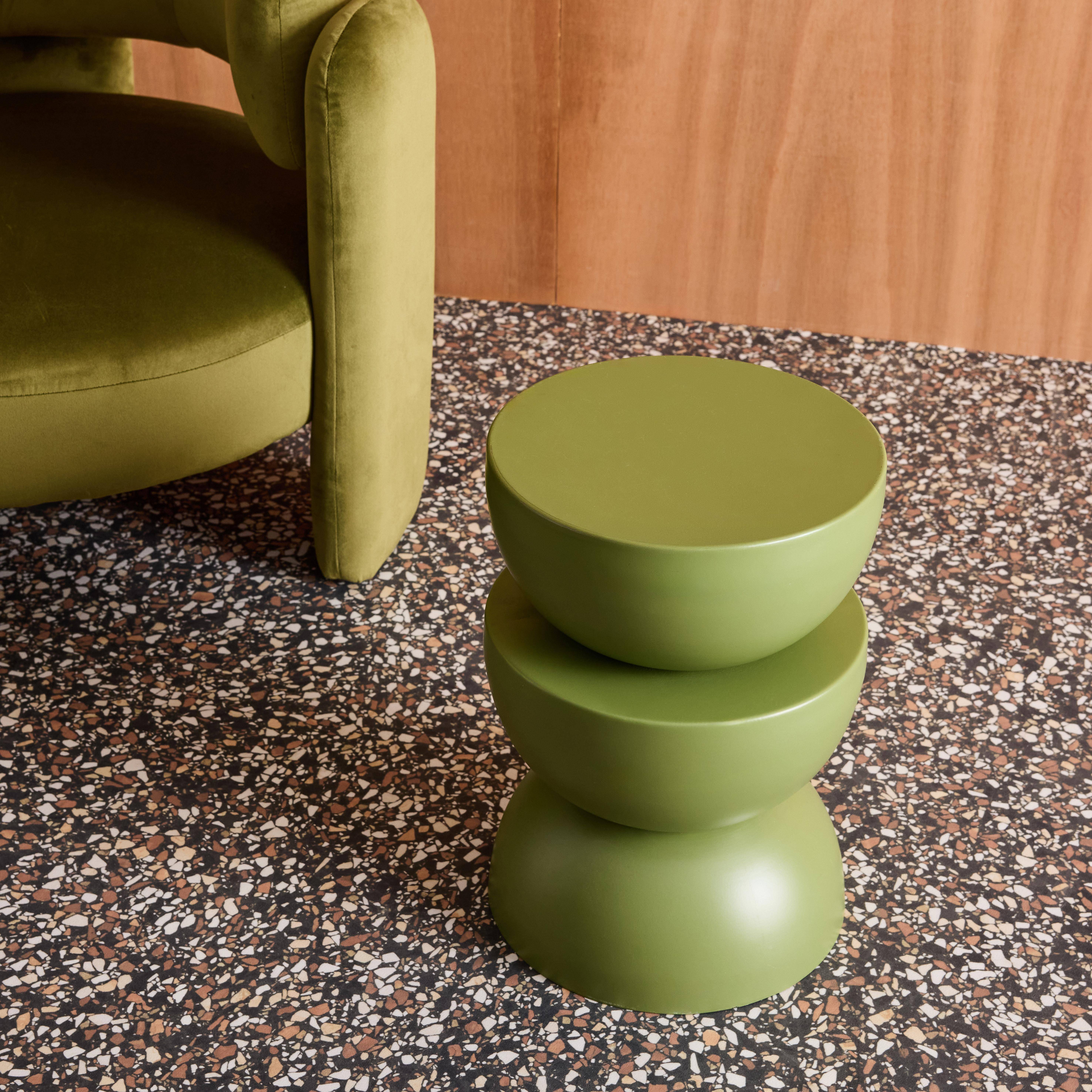 Tavolino  in metallo Verde - 32x32x46.5 cm Photo3