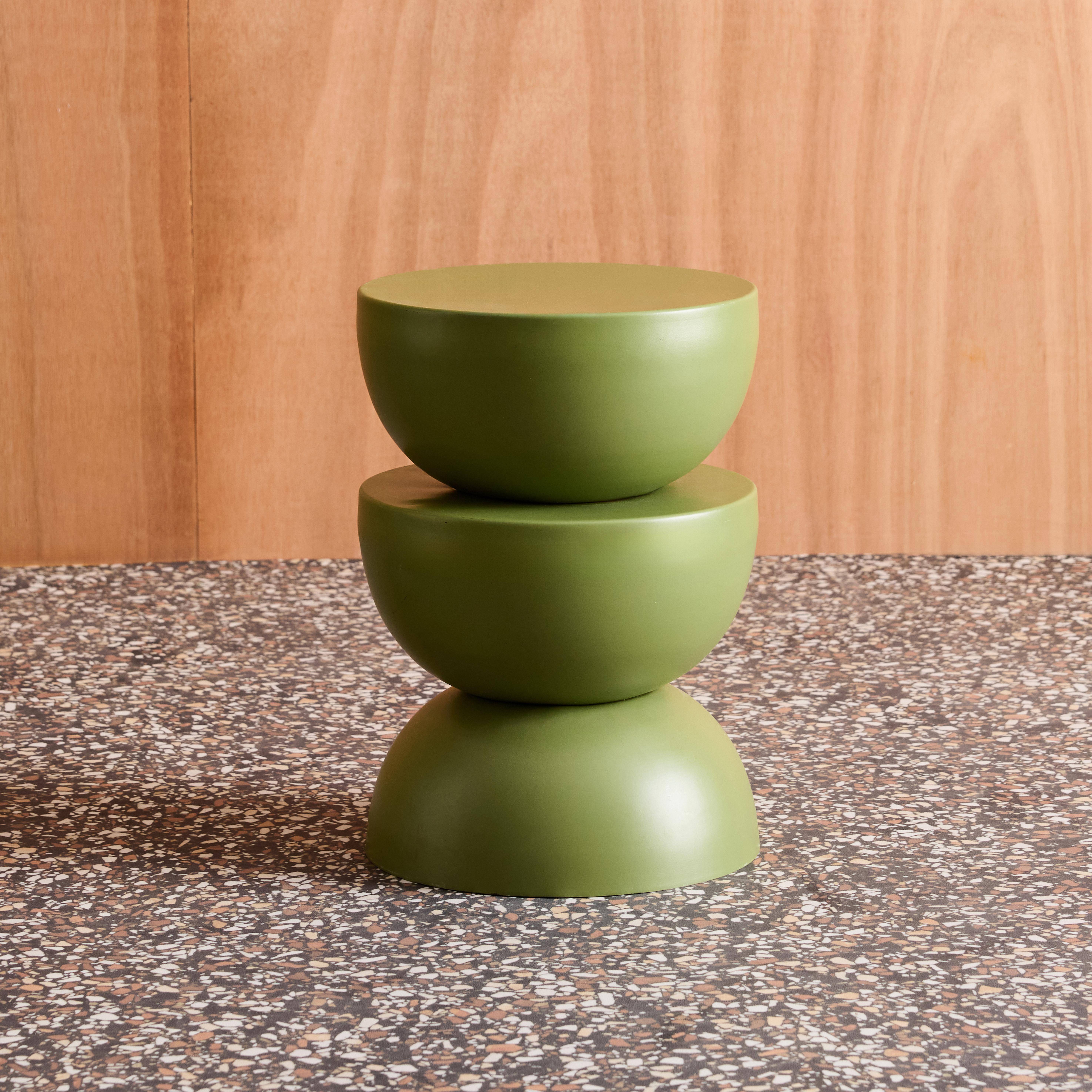 Tavolino  in metallo Verde - 32x32x46.5 cm Photo5