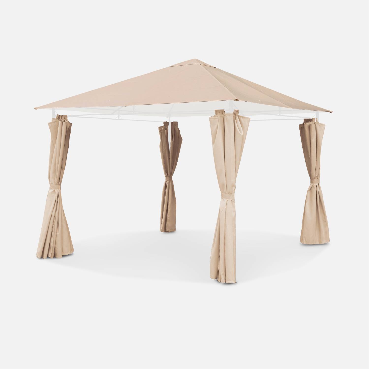 Cubierta + Cortinas para pérgola Elusa