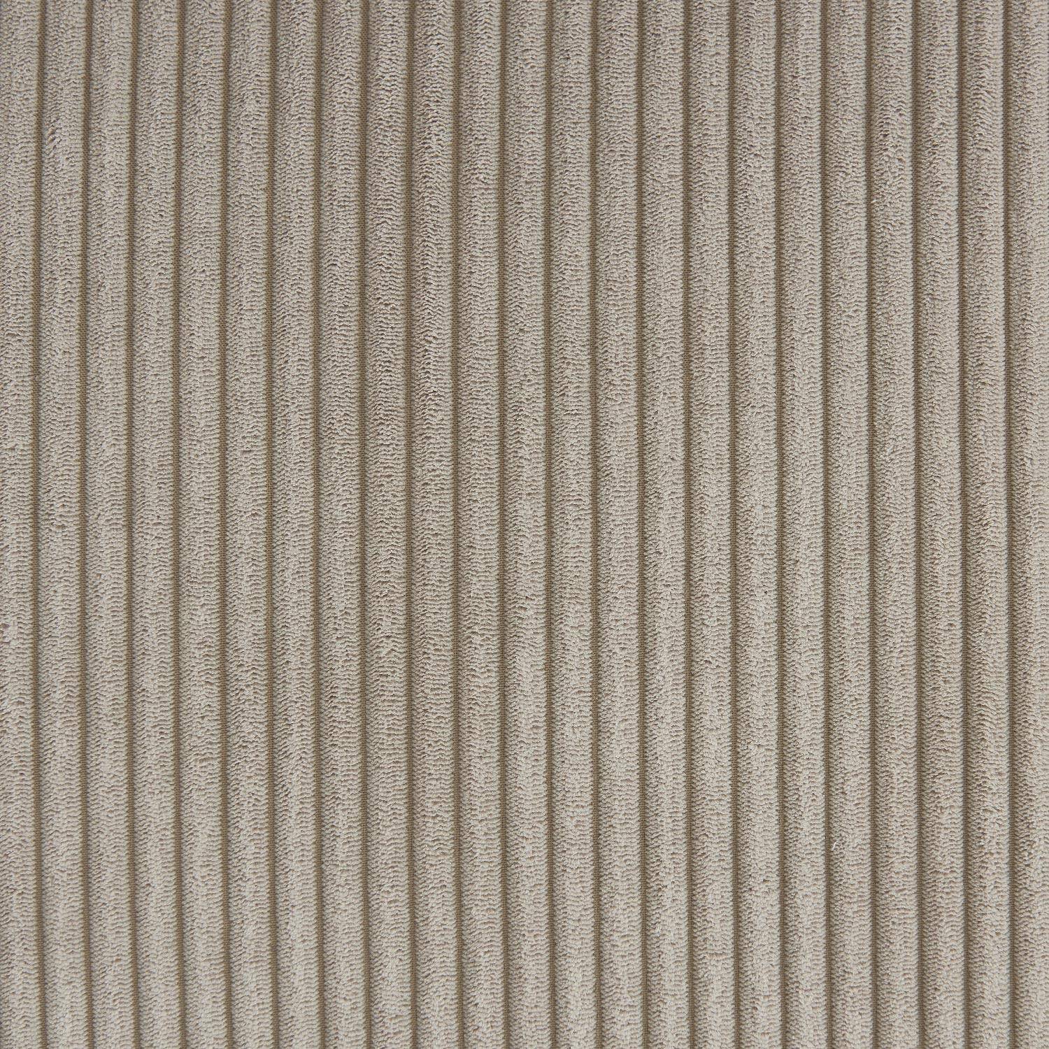 Verstelbare hoekbank, beige corduroy, 3 zits Photo8