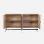  Oak-effect storage sideboard, Bazalt, four doors, two shelves, L 157.5 x W 39 x H 83cm Photo3
