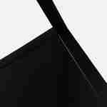 Asymmetrisches Bücherregal 6 Etagen aus schwarzem Metall INDUSTRIELLE B 77 x T 33 x H 185cm Photo6