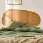 Tête de lit organique en rotin naturel SAMOA 160cm Photo1