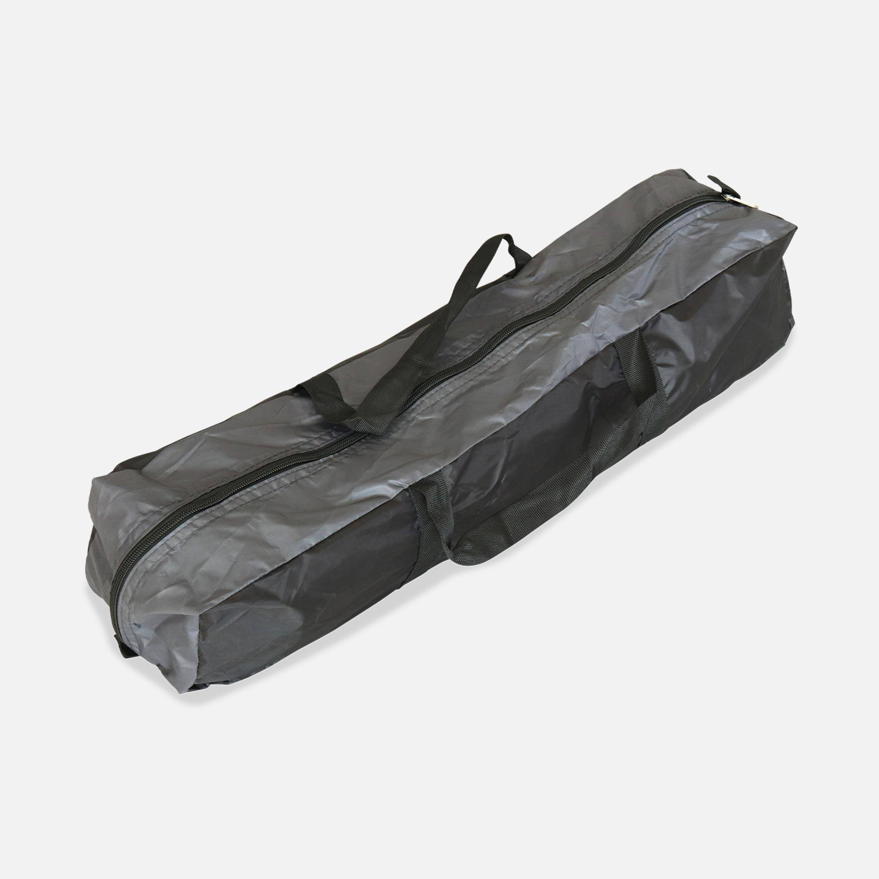 Trampoline 250cm gris avec pack d'accessoires + Tente de camping avec sac de transport,sweeek,Photo8