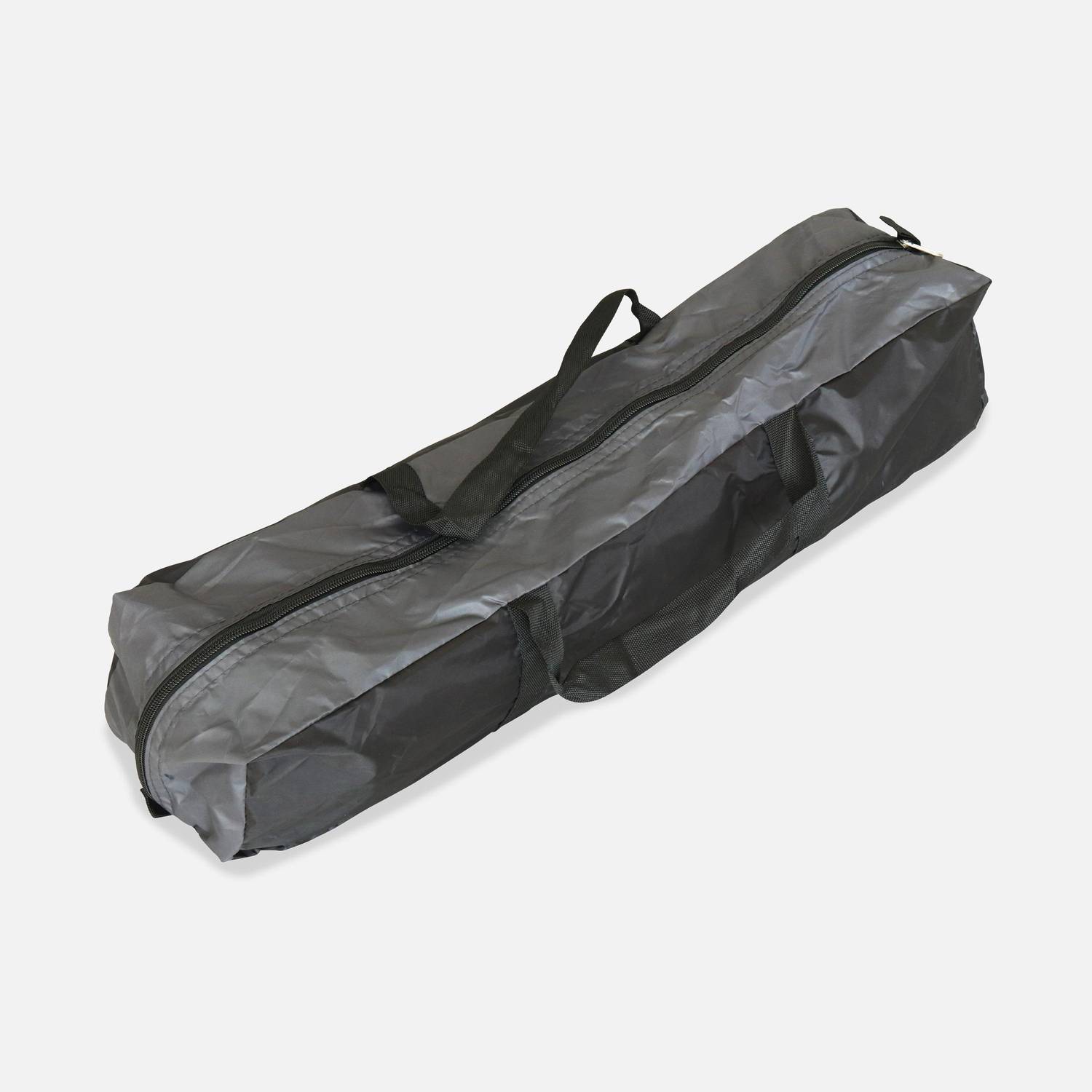 Trampoline 430cm bleu avec pack d'accessoires + Tente de camping avec sac de transport Photo8