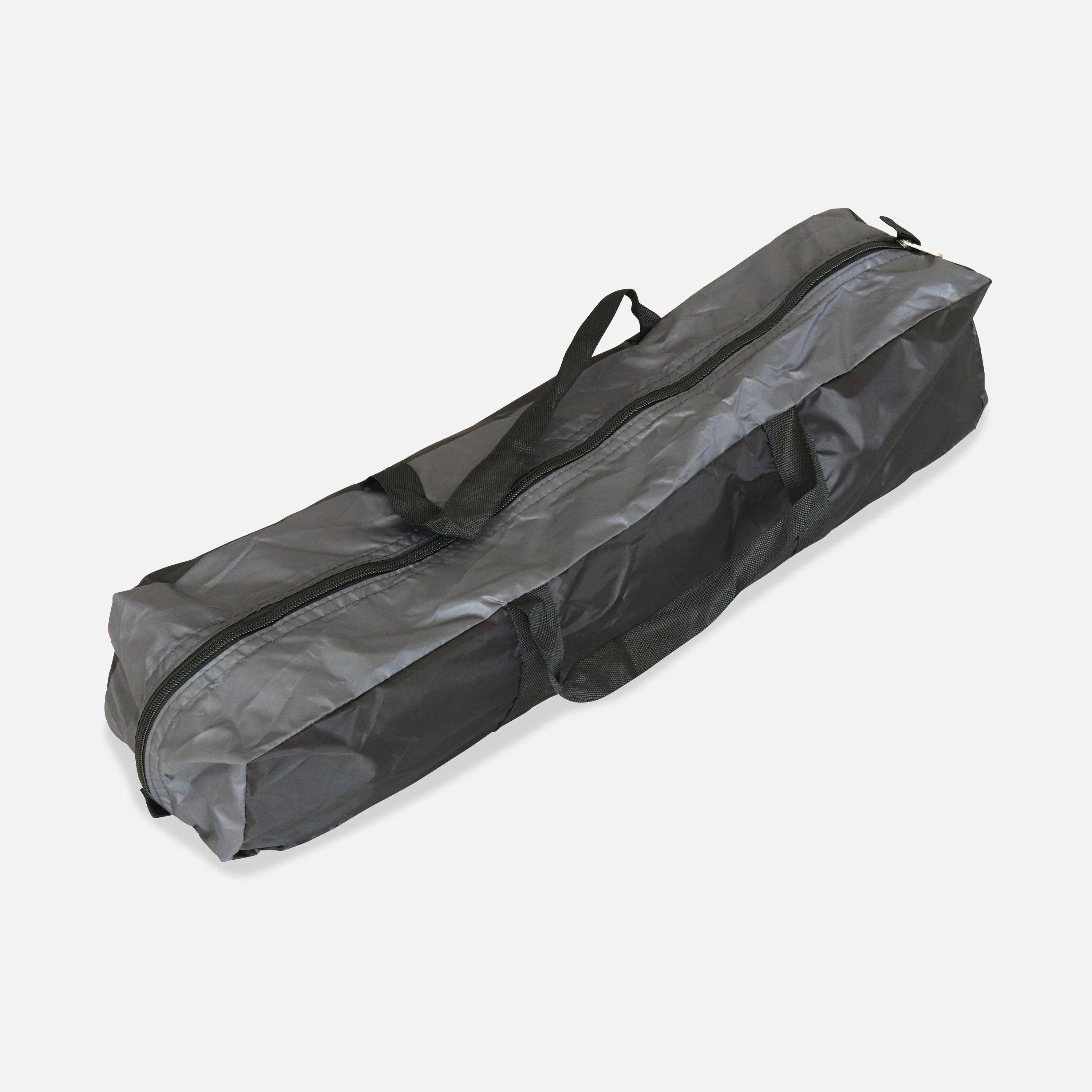 Trampoline 430cm gris avec pack d'accessoires + Tente de camping avec sac de transport,sweeek,Photo8