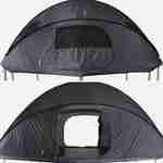 Trampoline 430cm gris avec pack d'accessoires + Tente de camping avec sac de transport Photo5