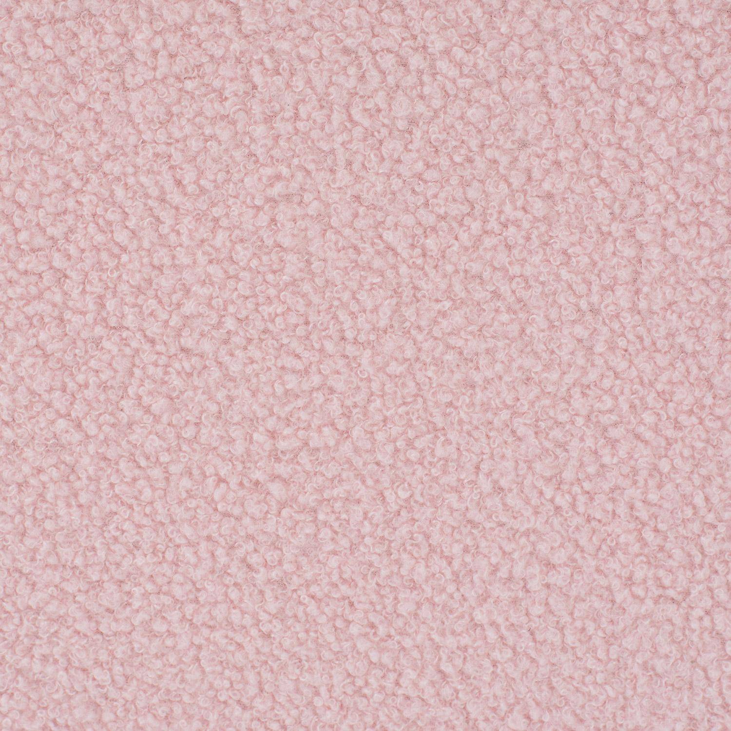 Kinderfauteuil in hout en roze boucléstof, Isak, B 47 x D 43,5 x H 50cm,sweeek,Photo7