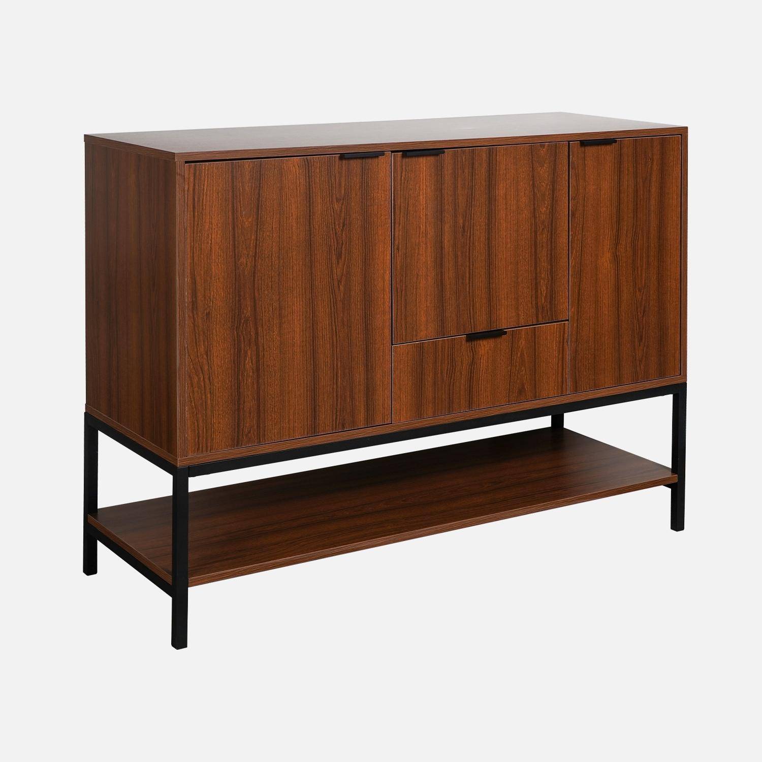 Preisvergleich für Vicco Sideboard Otwin Weiß 78 x 61,5 cm mit 5