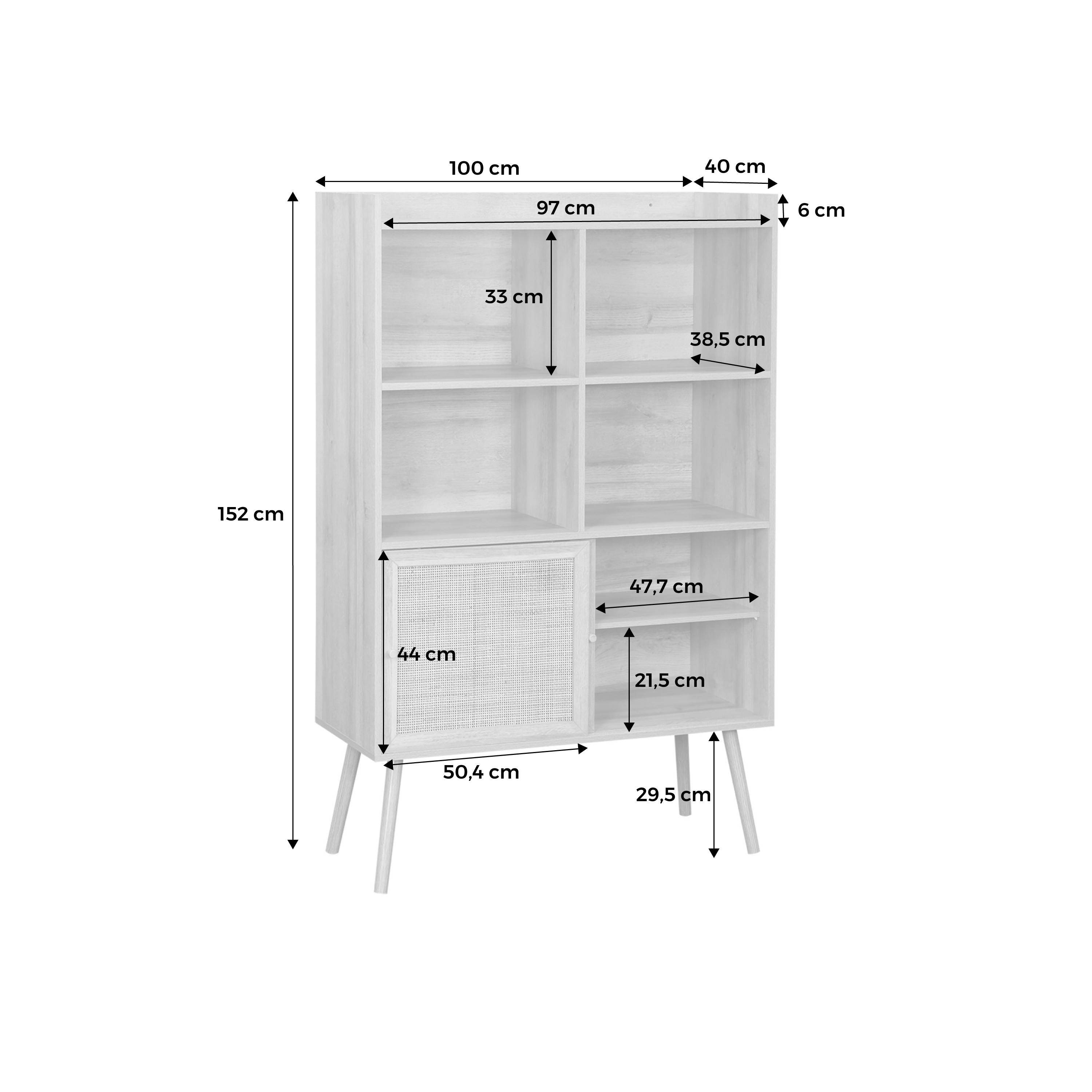 SucceBuy scaffale angolare a 5 livelli, robusto supporto