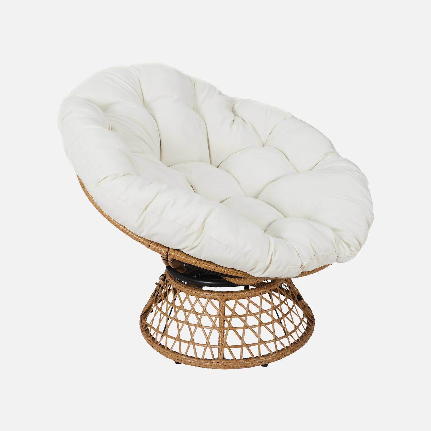 AMPO Cuscino Per Seduta Papasan In Rattan Per Sedia Sospesa, Altalena A Uovo Sospesa Da 100 Cm  S2 484092774