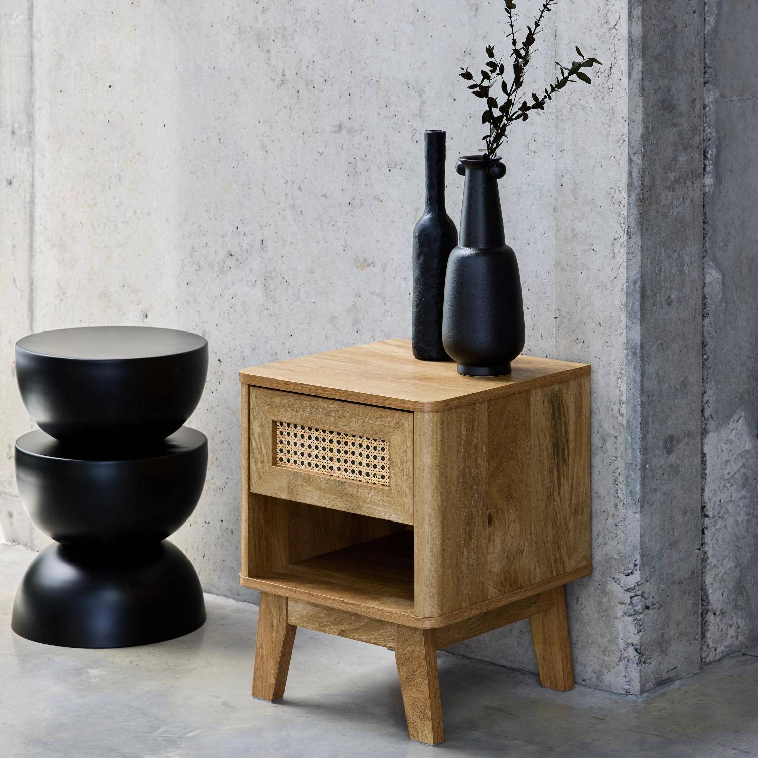 Tables de chevet bois massif design françaises | MPMF