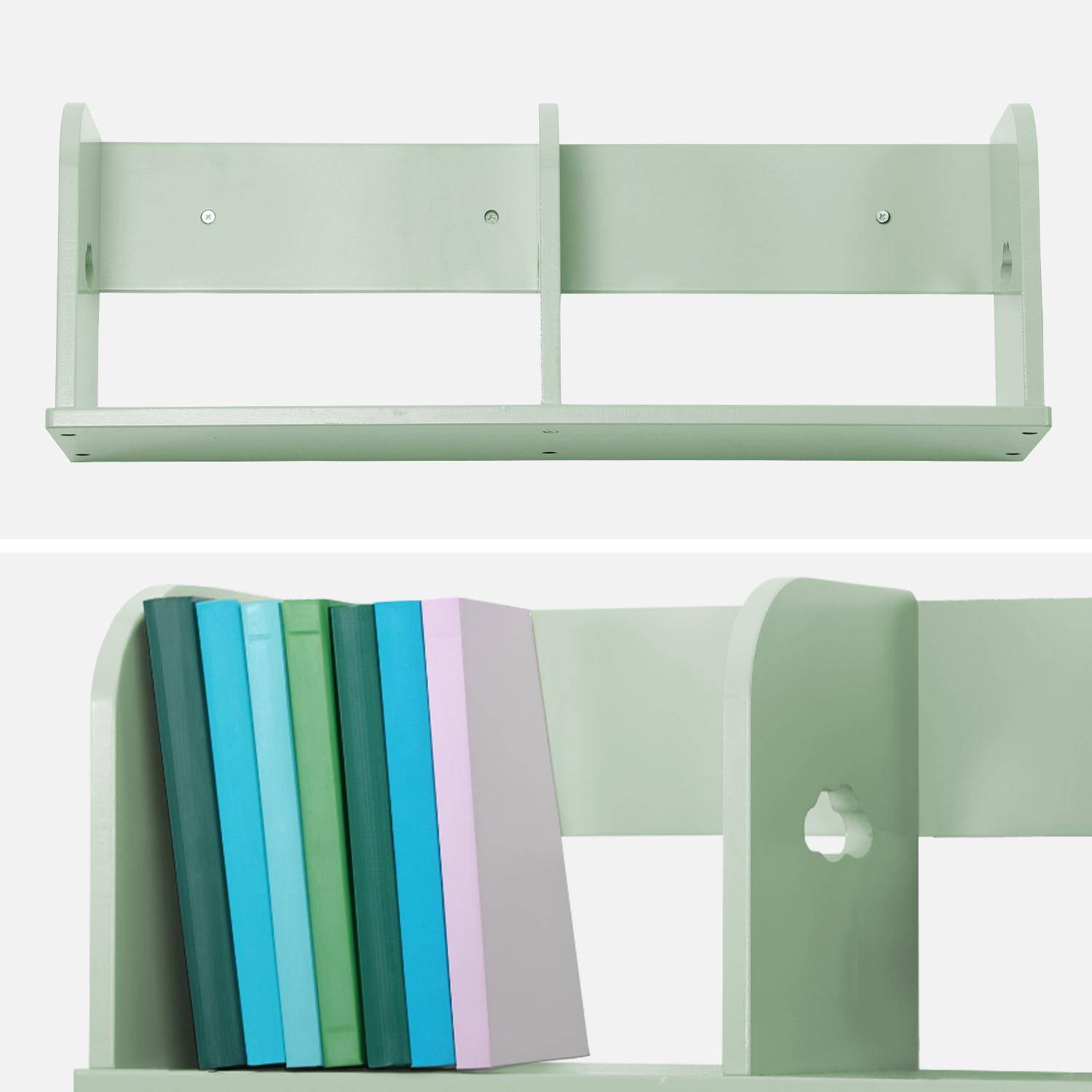 Arazzo Parete ABAKUHAUS 135x274 cm - Tessuto Satinato Verde e Rosa