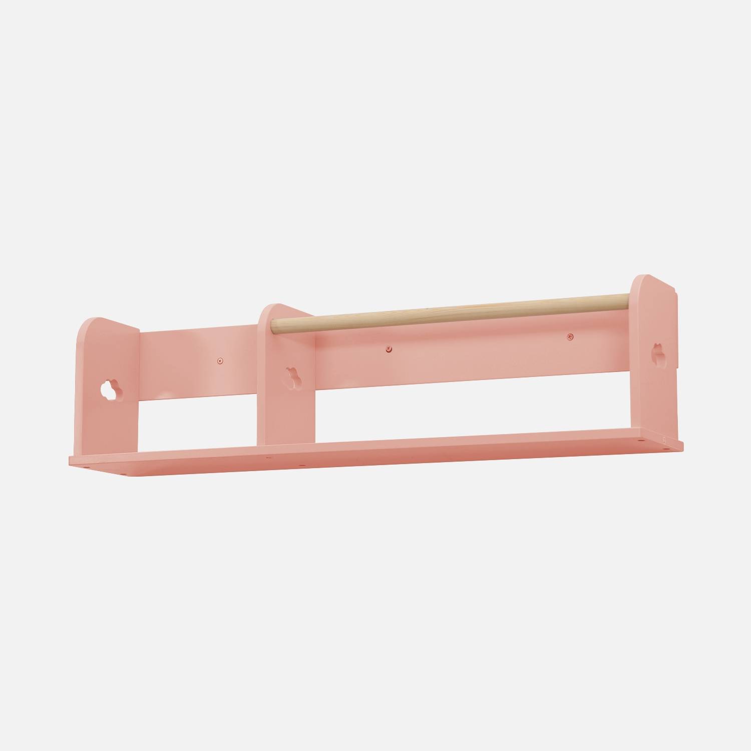 Roze wandplank voor kinderkamer 80cm | sweeek