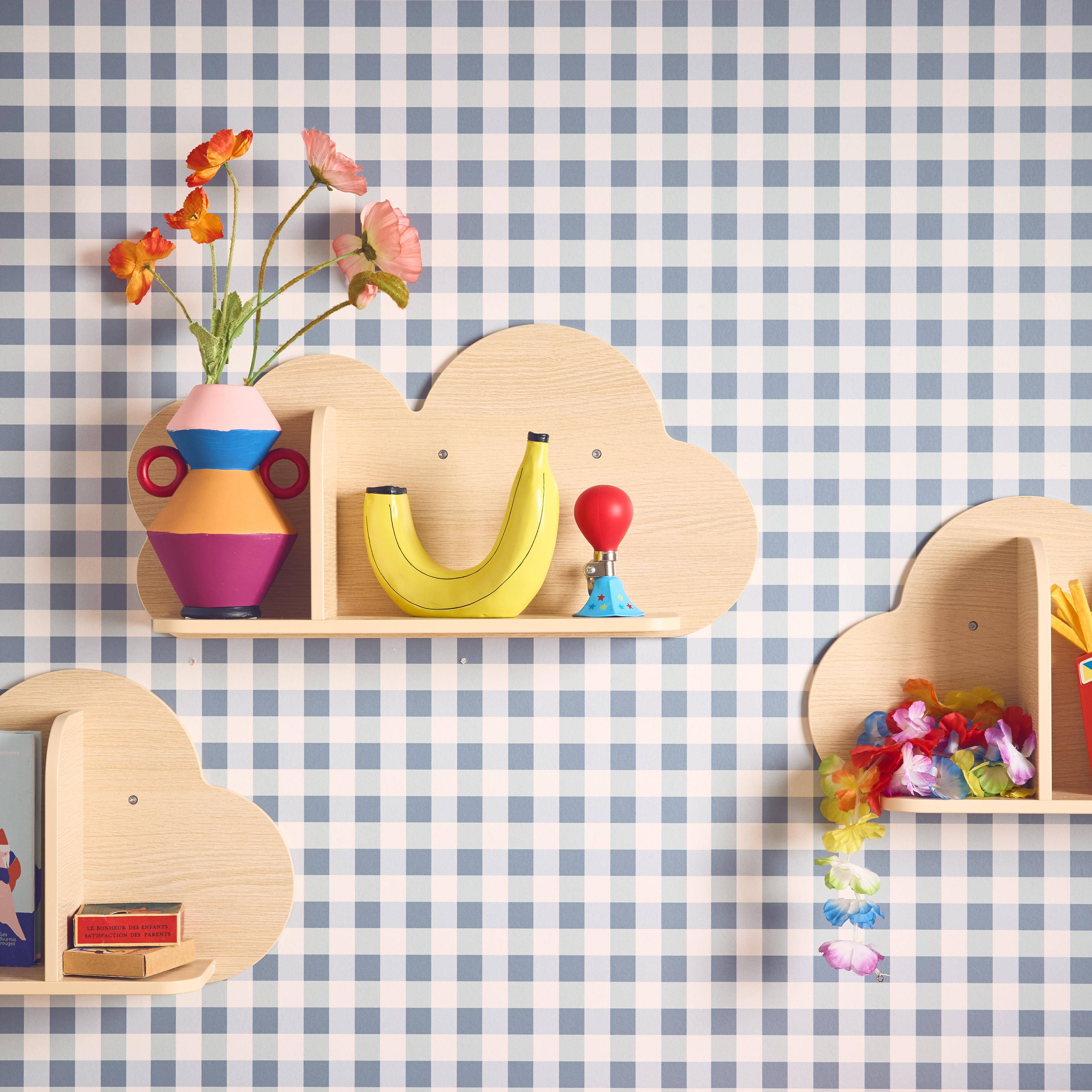 Set van 3 wolkenkleurige wandplanken voor de kinderkamer,sweeek,Photo2