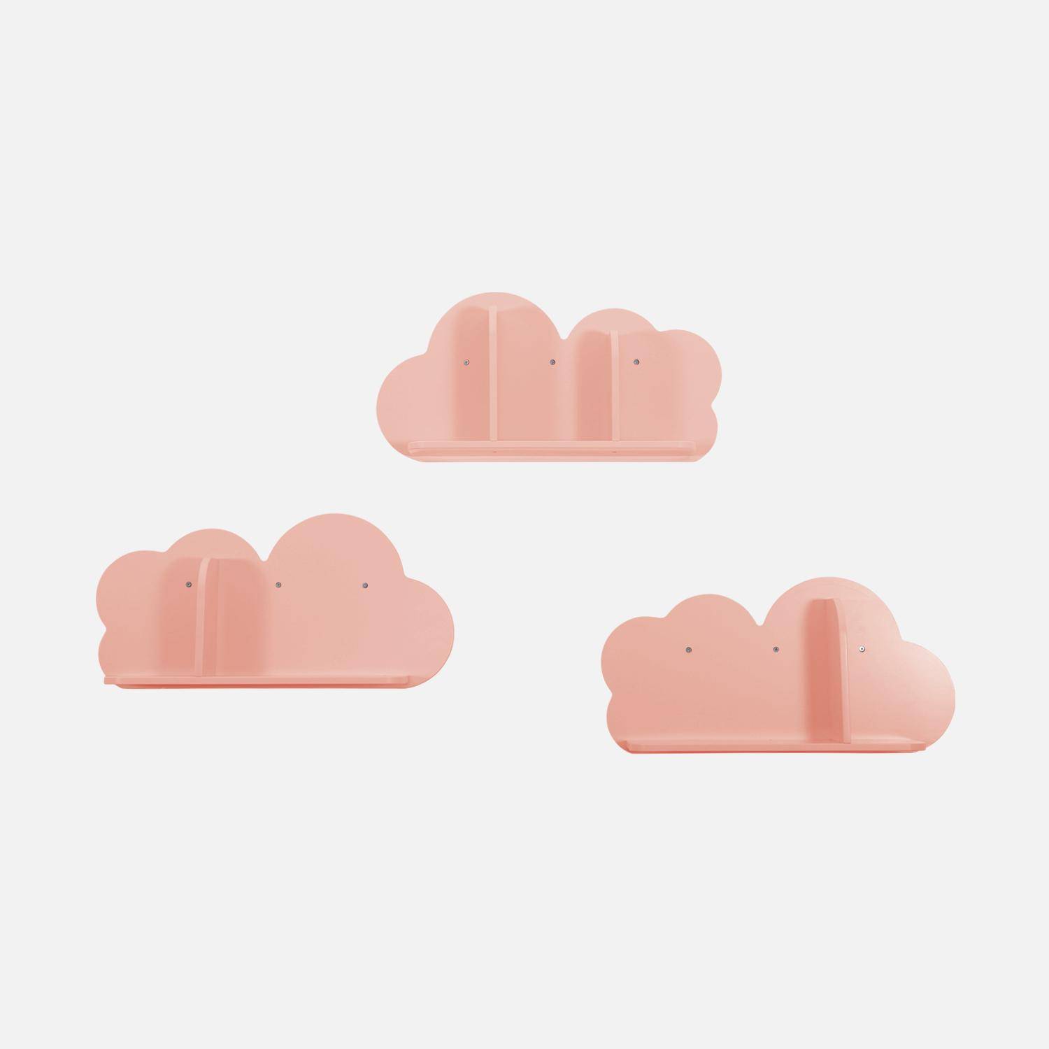 Lot de 3 toiles murales roses pour chambre d'enfant, chambre Lot de 3 toiles murales roses pour chambre d'enfant, chambre