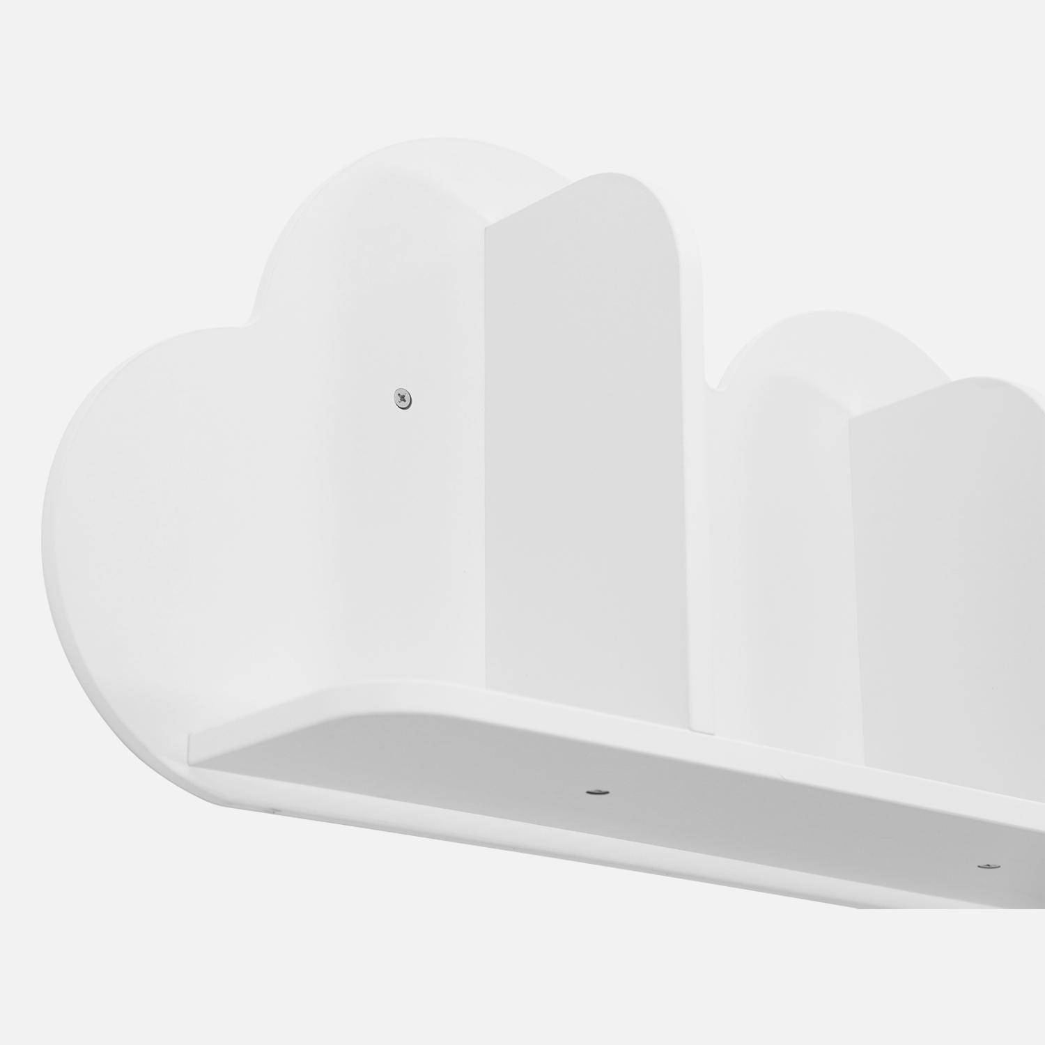 Set van 3 witte wolken wandplanken voor de kinderkamer,sweeek,Photo7