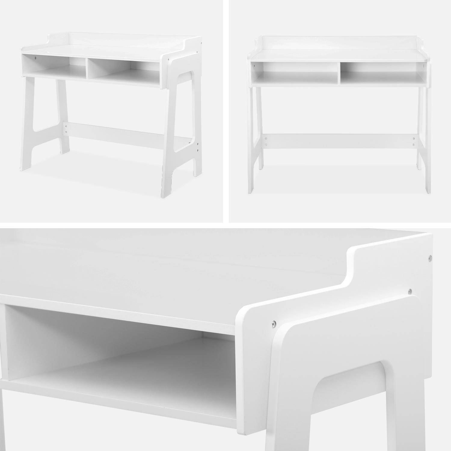 Bureau blanc avec chaise pour enfant  Photo6