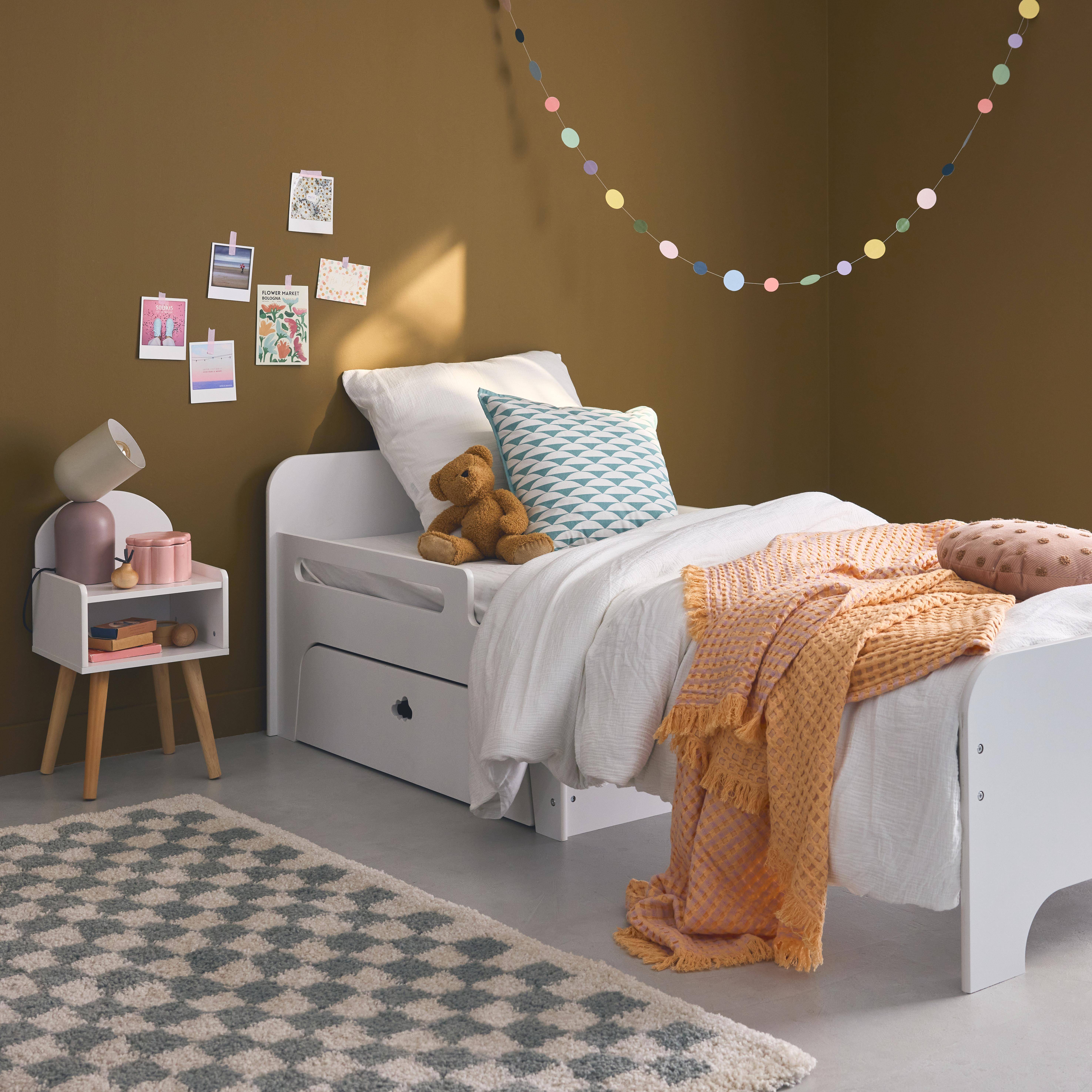 Verstelbaar kinderbed 90 x 140/190cm met lade Photo1