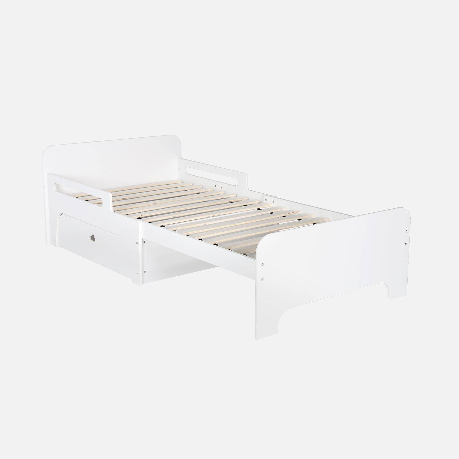 Verstelbaar kinderbed 90 x 140/190cm met lade,sweeek,Photo3