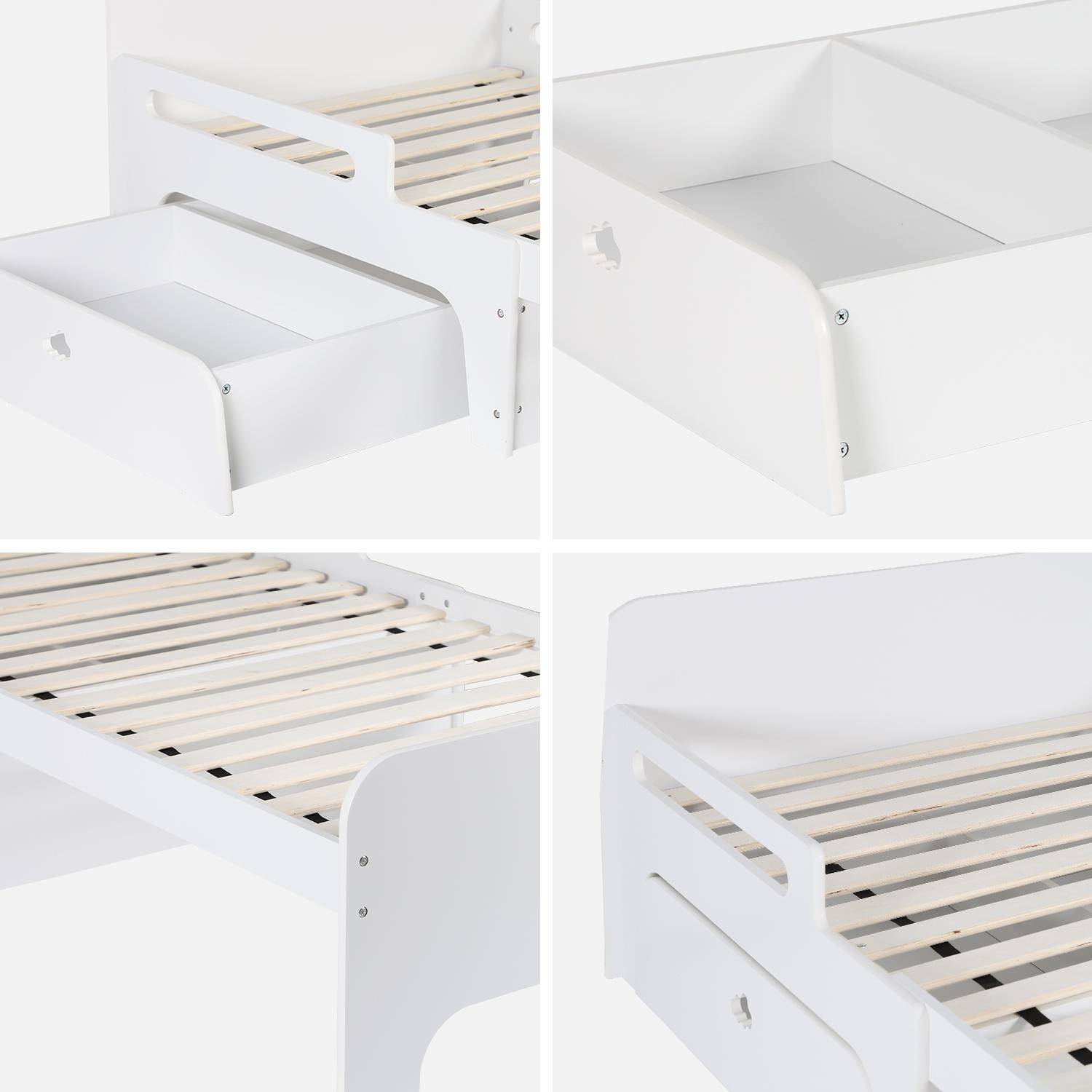 Verstelbaar kinderbed 90 x 140/190cm met lade,sweeek,Photo8