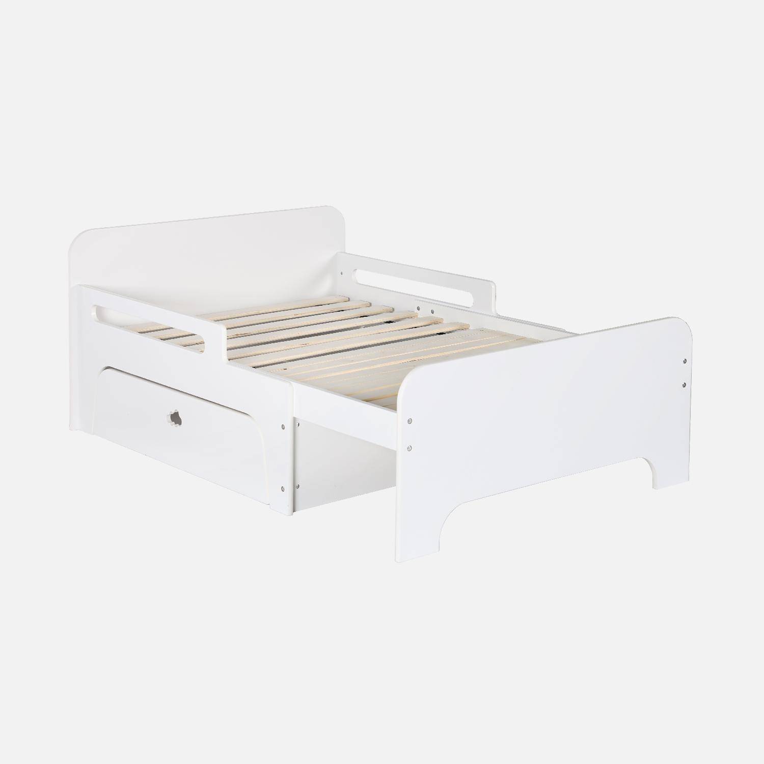 Verstelbaar kinderbed 90 x 140/190cm met lade,sweeek,Photo4