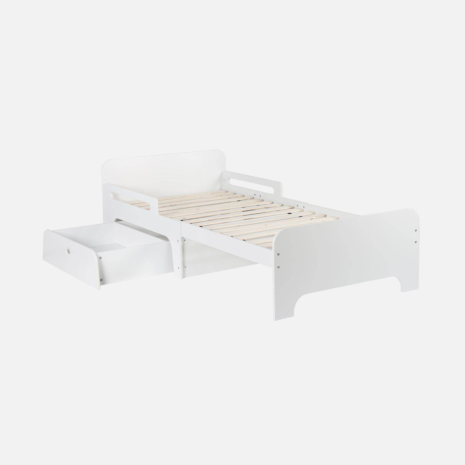 Verstelbaar kinderbed 90 x 140/190cm met lade,sweeek,Photo7