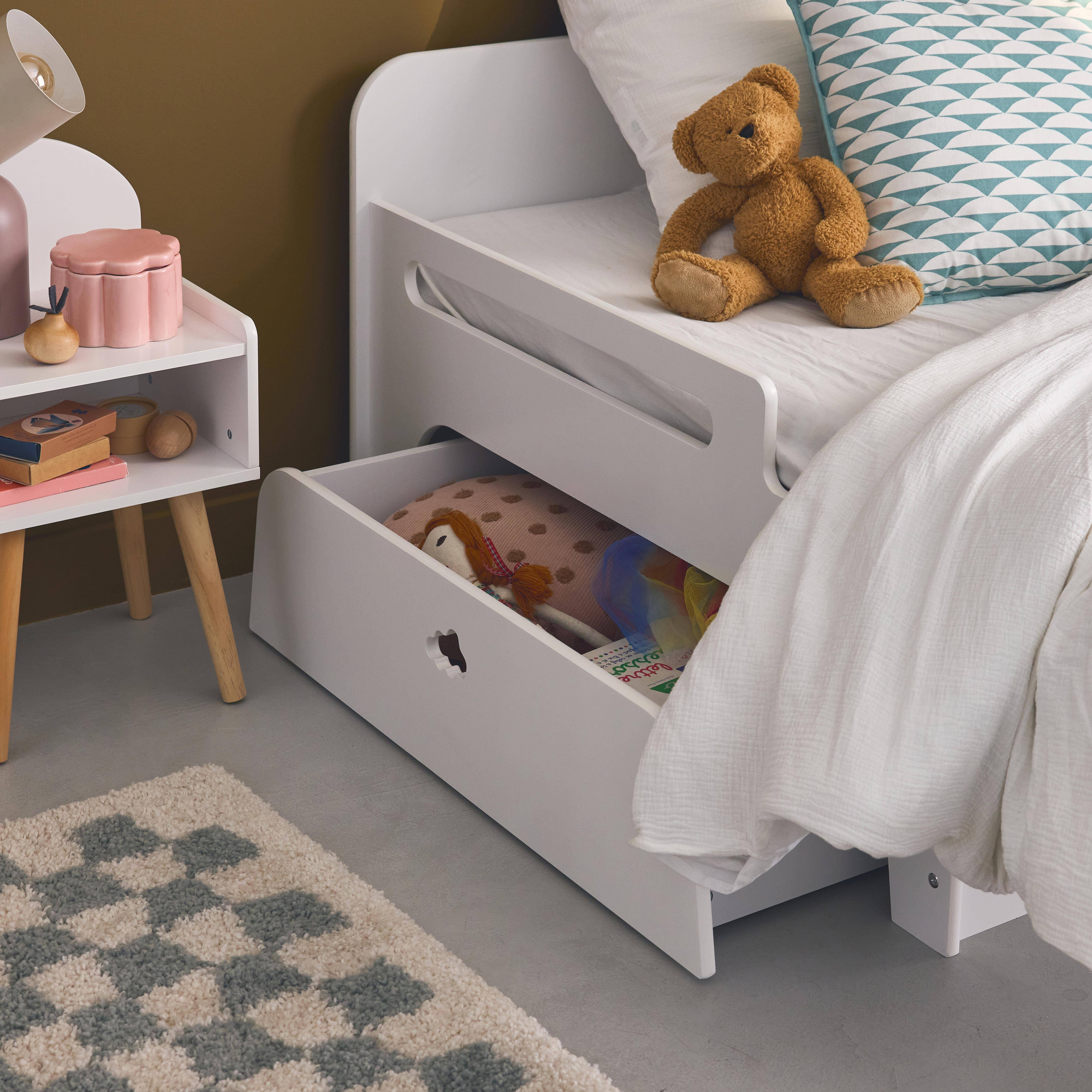Verstelbaar kinderbed 90 x 140/190cm met lade Photo2