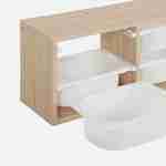Meuble de rangement pour enfant, naturel, 6 bacs en plastique  Photo3 Meuble de rangement pour enfant, naturel, 6 bacs en plastique  Photo3