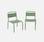Conjunto de 2 cadeiras metálicas para crianças, Savane