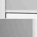 Pergola Bioclimatique blanche 300 x 400cm, aluminium à lames orientables + store 300cm + store 400cm Photo4