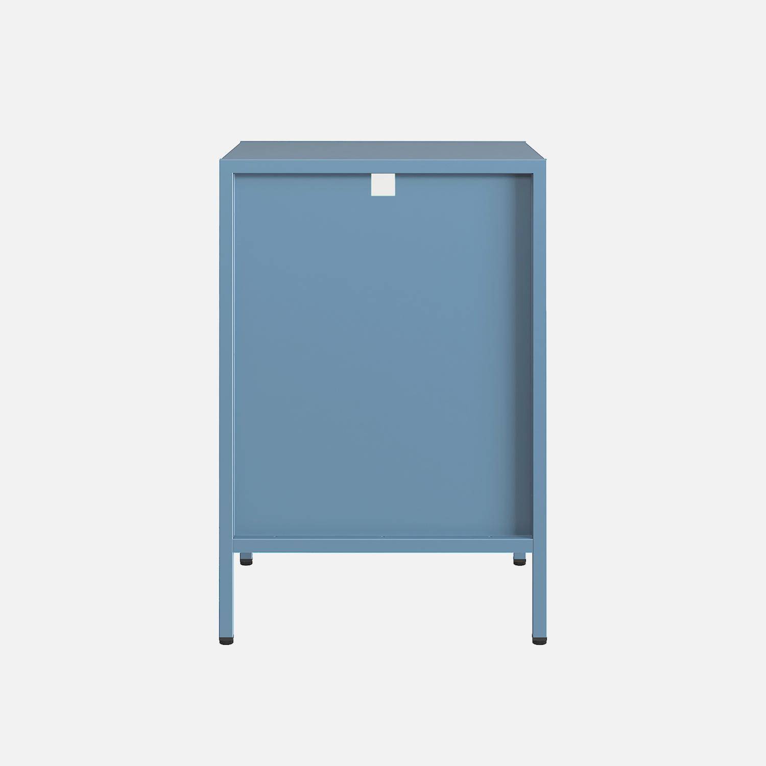 Nachttisch, Beistelltisch aus Metall blau für das Kinderzimmer ,sweeek,Photo6