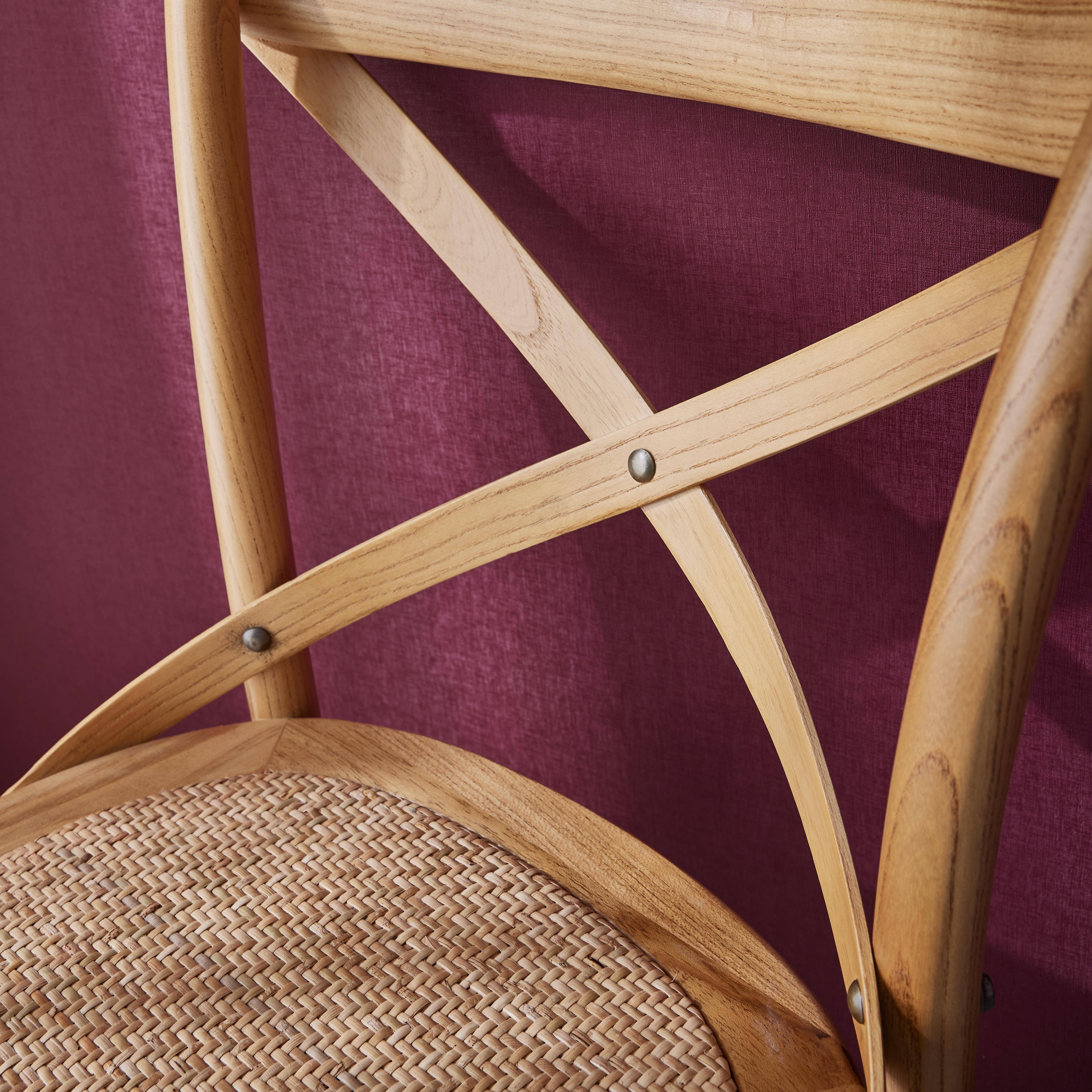 Tabouret de bar N25 (lot de 2), Lot de 2 tabourets de bar N25, bois