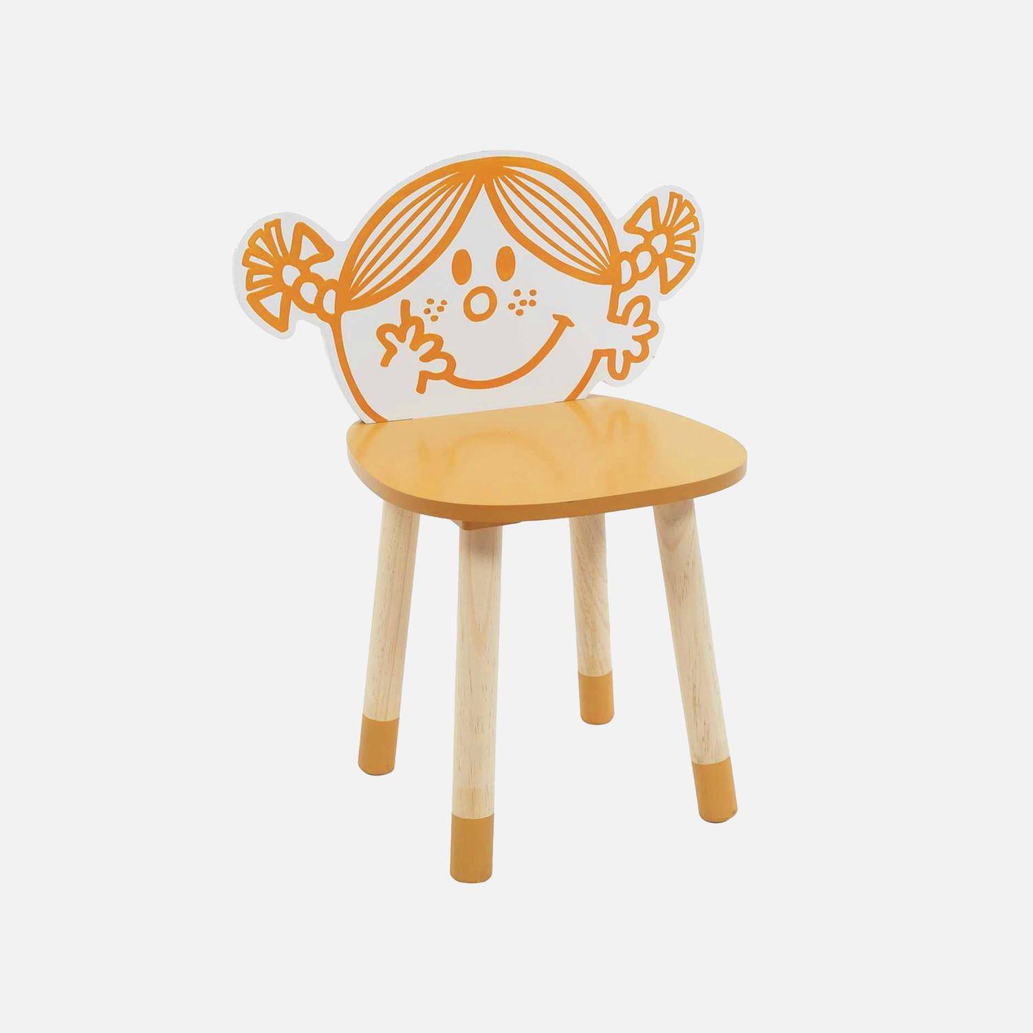 Conjunto de 2 cadeiras para crianças, coleção Monsieur/Madame - Madame Bonheur Audrey, cor de laranja Photo4